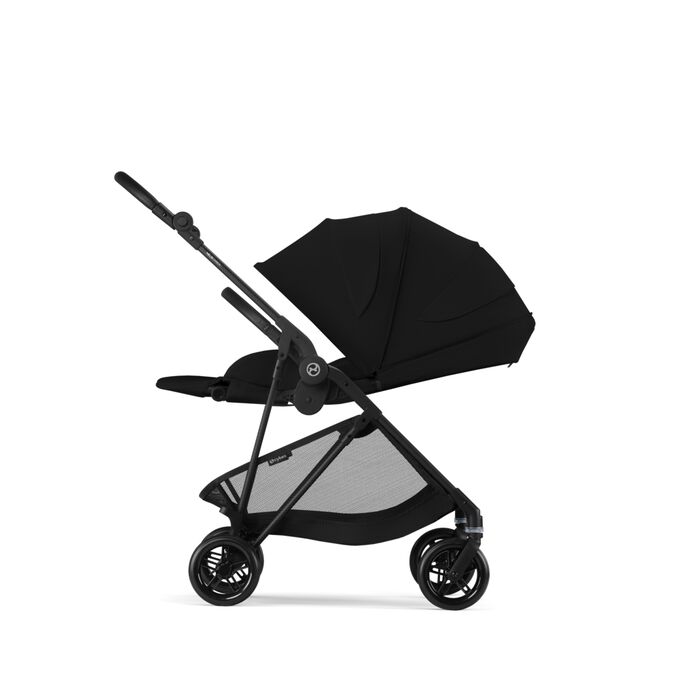An image of the CYBEX Gold Melio Carbon (2025) Stroller, highlighting the Supreme XXL Sun Canopy feature.