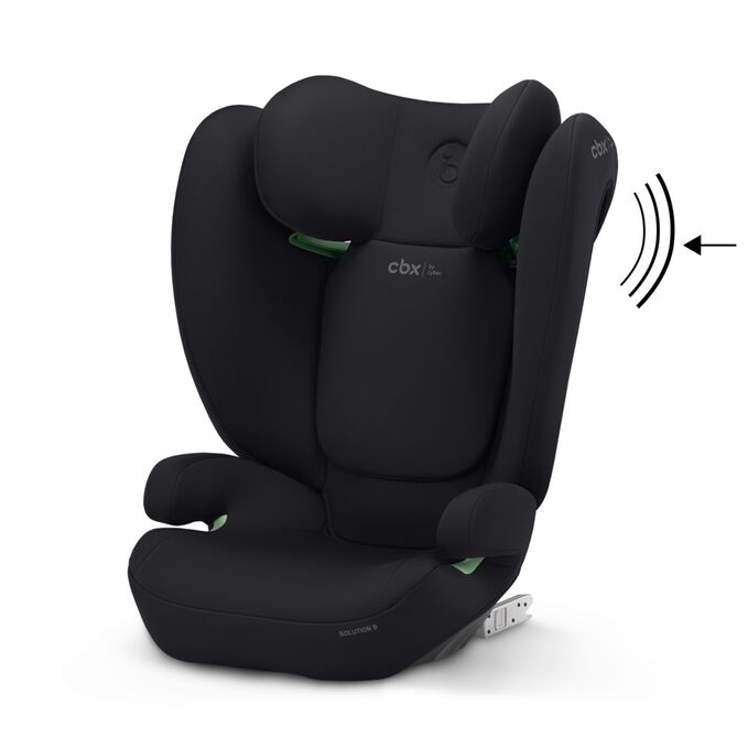 Obr&aacute;zek CBX by CYBEX Solution&nbsp;B i-Fix Child Car Seat, kter&yacute; zv&yacute;razňuje funkci Snižuje s&iacute;lu bočn&iacute;ho n&aacute;razu.