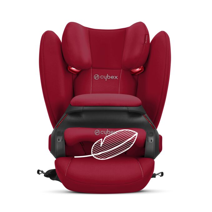 An image of the CYBEX Silver Pallas B-Fix Toddler Car Seat, highlighting the Extremly lightweight feature.