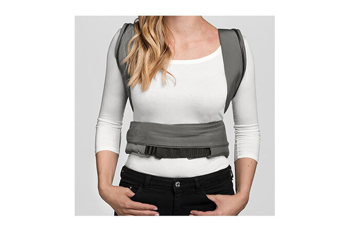 Obr&aacute;zek CYBEX Platinum YEMA.tie Baby Carrier, kter&yacute; zv&yacute;razňuje funkci Jemně vycpan&yacute; p&aacute;s v oblasti pasu.
