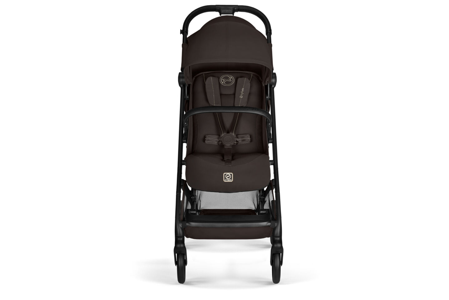 Image produit d&rsquo;une poussette compacte Beezy en Chocolate Brown.