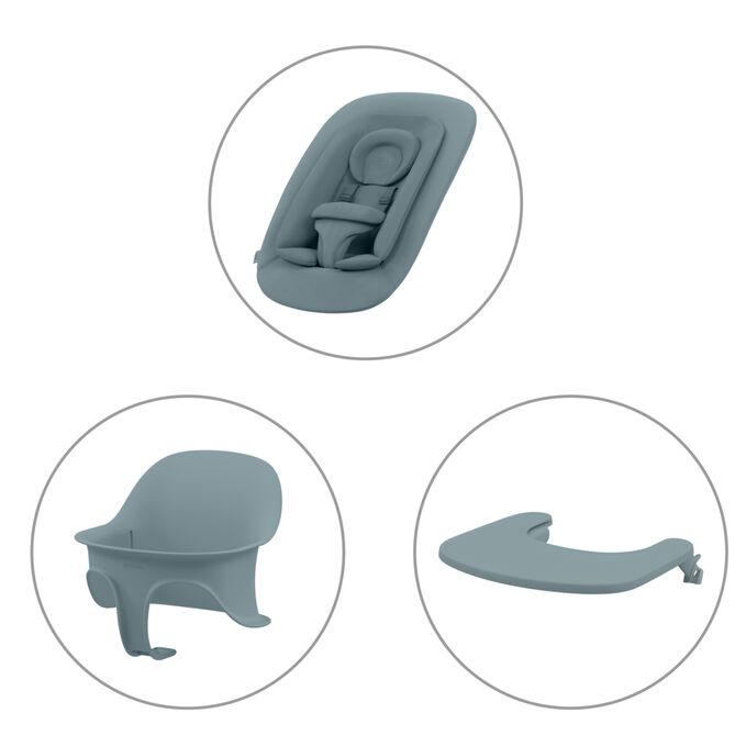 Obr&aacute;zek CYBEX Gold Lemo 4-in-1 Highchair, kter&yacute; zv&yacute;razňuje funkci Kr&aacute;sa v jednoduchosti.