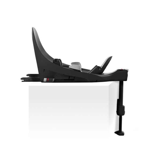 Cloud T reclining infant car seat, side view on white background