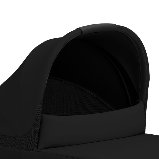 An image of the CYBEX Gold Melio Cot (2025) Stroller, highlighting the Easy Handling feature.