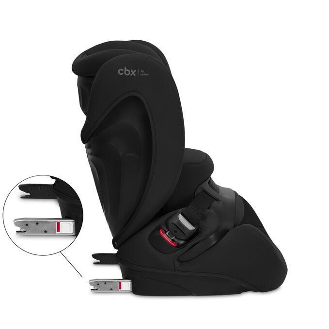 An image of the CBX by CYBEX Pallas B i-Size Toddler Car Seat, highlighting the Fits your vehicle perfectly feature.