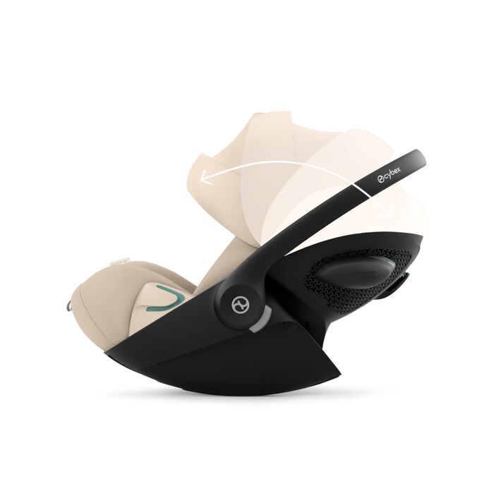An image of the CYBEX Gold Cloud G3 Infant Car Seat, highlighting the Full Sun&nbsp;Protection&nbsp; feature.