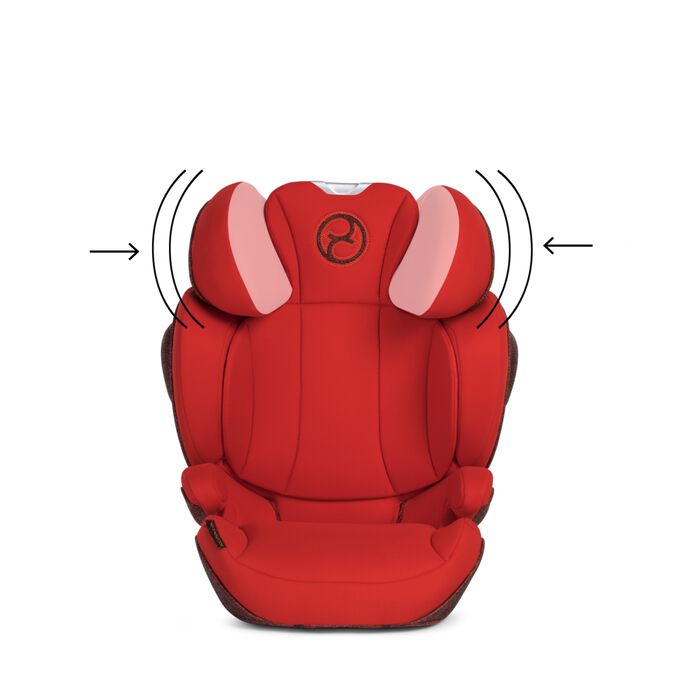 Obr&aacute;zek CYBEX Platinum Solution&nbsp;Z i-Fix Child Car Seat, kter&yacute; zv&yacute;razňuje funkci Hlava je aktivně vedena do bezpečn&eacute; polohy.