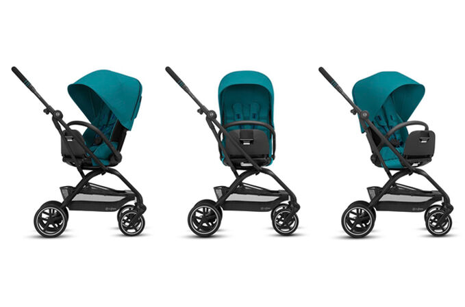 Obr&aacute;zek CYBEX Gold Eezy&nbsp;S Twist+2 Buggy, kter&yacute; zv&yacute;razňuje funkci Sedačka otočn&aacute; o&nbsp;360&deg;.