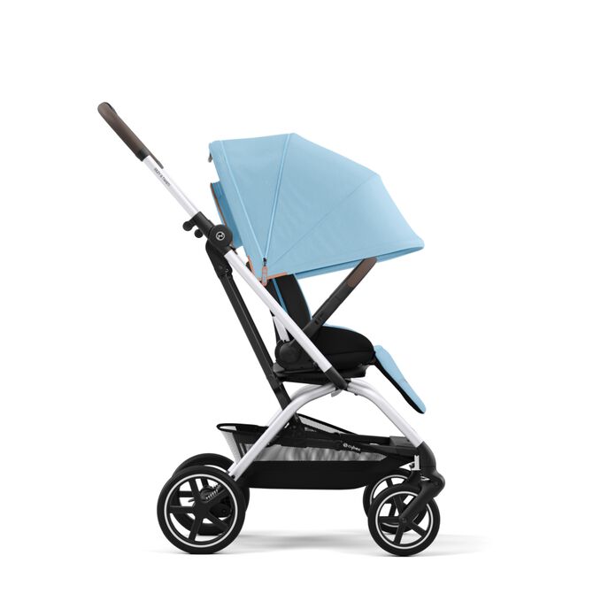An image of the CYBEX Gold Eezy S Twist+2 Buggy, highlighting the XXL Sun Canopy feature.