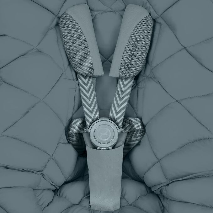 An image of the CYBEX Gold Snogga 2 Accessories for Strollers, highlighting the Fits All Harness Systems feature.