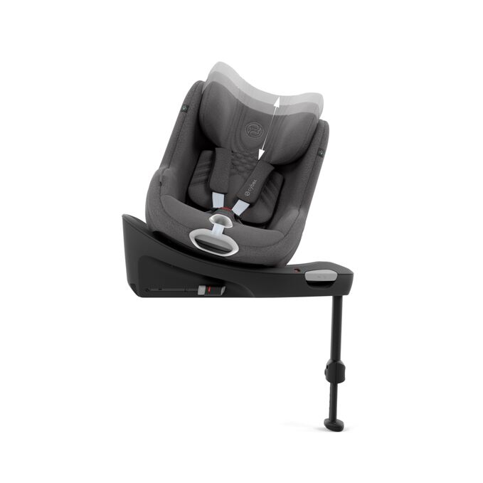 Obr&aacute;zek CYBEX Platinum Sirona Ti Toddler Car Seat, kter&yacute; zv&yacute;razňuje funkci Roste s&nbsp;va&scaron;&iacute;m d&iacute;tětem.