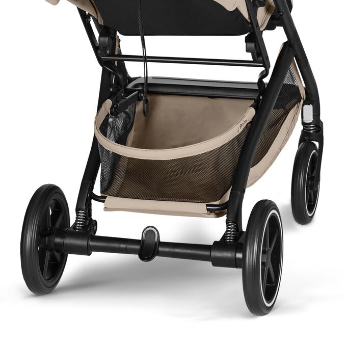 Obr&aacute;zek CYBEX Gold Beezy Buggy, kter&yacute; zv&yacute;razňuje funkci Prostorn&yacute; n&aacute;kupn&iacute; ko&scaron;&iacute;k v barevně sladěn&eacute;m proveden&iacute;.