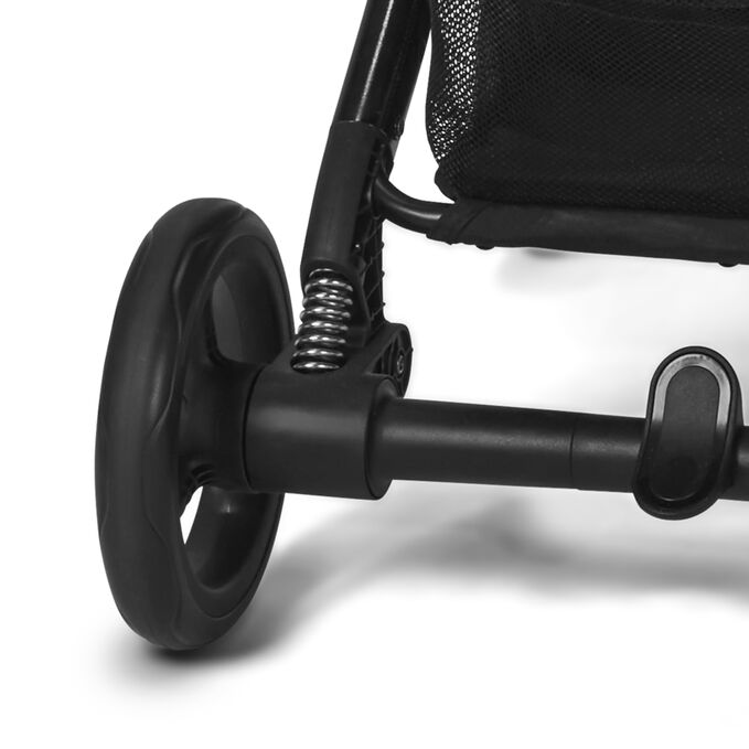 An image of the CYBEX Gold Beezy 2023 Buggy, highlighting the All-wheel Suspension feature.