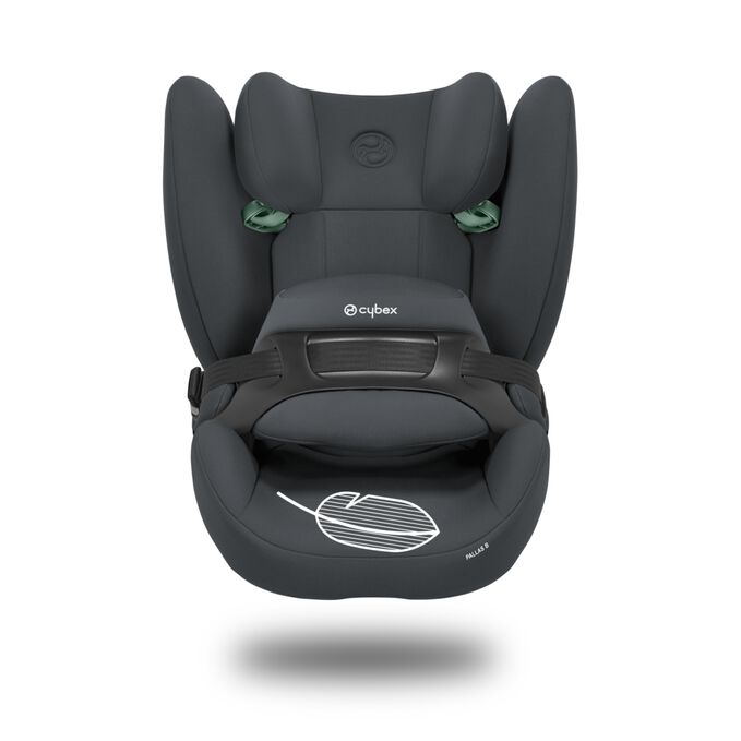 An image of the CYBEX Silver Pallas B i-Size Toddler Car Seat, highlighting the Easy to handle and carry feature.