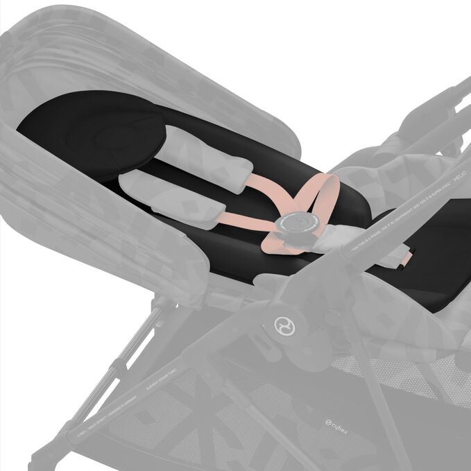 Immagine del CYBEX Gold Melio Street Stroller che mette in risalto la caratteristica Newborn Nest.