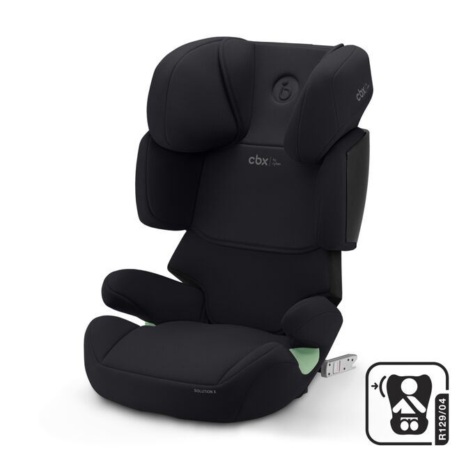 Obr&aacute;zek CBX by CYBEX Solution X i-Fix Child Car Seat, kter&yacute; zv&yacute;razňuje funkci Optim&aacute;ln&iacute; ochrana pro klidnou mysl.