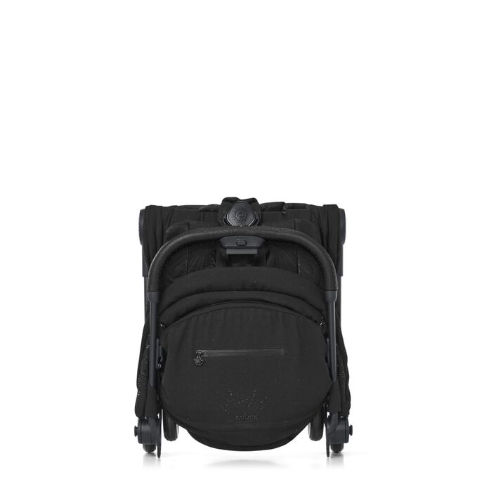 An image of the CYBEX Platinum Coya - La Parisienne Buggy, highlighting the One-hand Fold and Unfold feature.