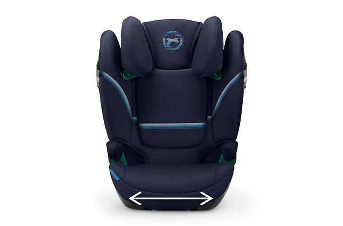 En bild av CYBEX Gold Solution S i-Fix Child Car Seat som lyfter fram funktionen Comfortable ride.