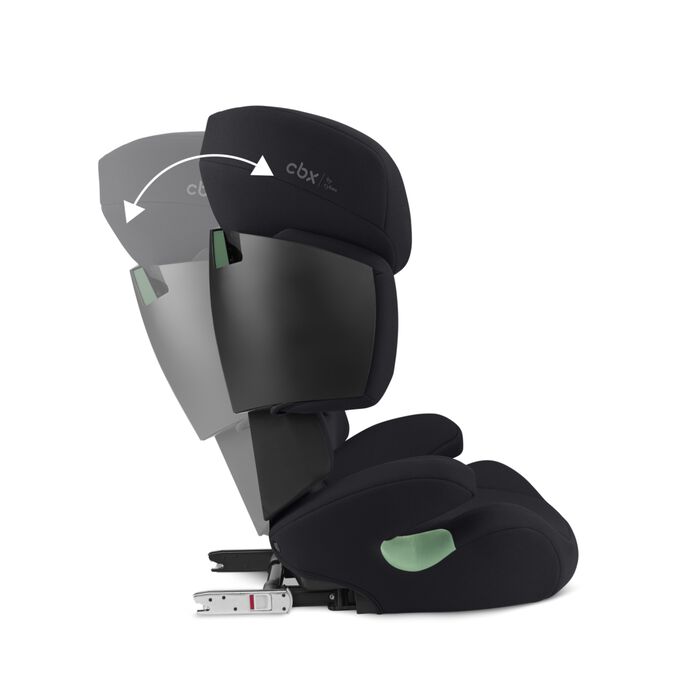Obr&aacute;zek CBX by CYBEX Solution X i-Fix Child Car Seat, kter&yacute; zv&yacute;razňuje funkci Dokonale se přizpůsob&iacute; každ&eacute;mu sedadlu ve vozidle..