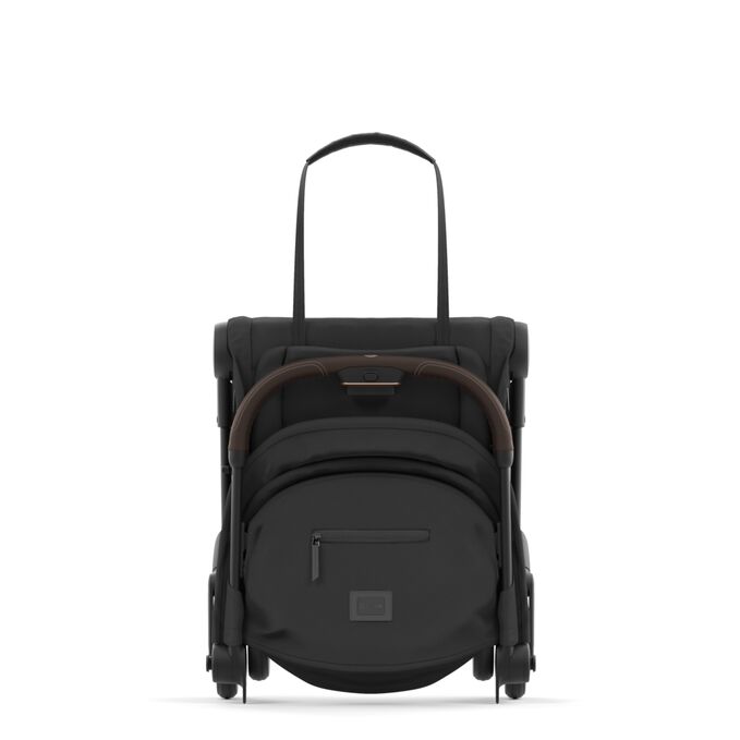 An image of the CYBEX Platinum Coya (2025) Buggy, highlighting the Integrated Carry Strap feature.