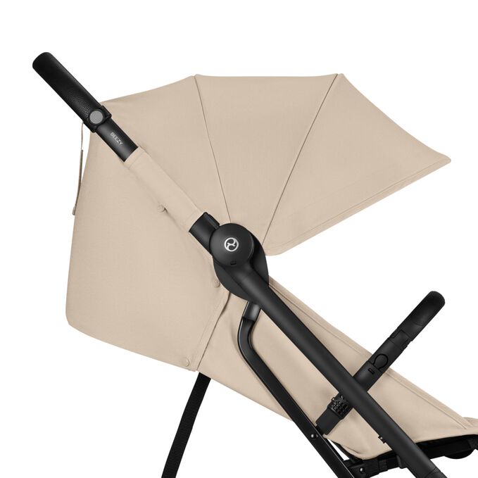 Obr&aacute;zek CYBEX Gold Beezy Buggy, kter&yacute; zv&yacute;razňuje funkci Slunečn&iacute; stř&iacute;&scaron;ka XL UPF50+.