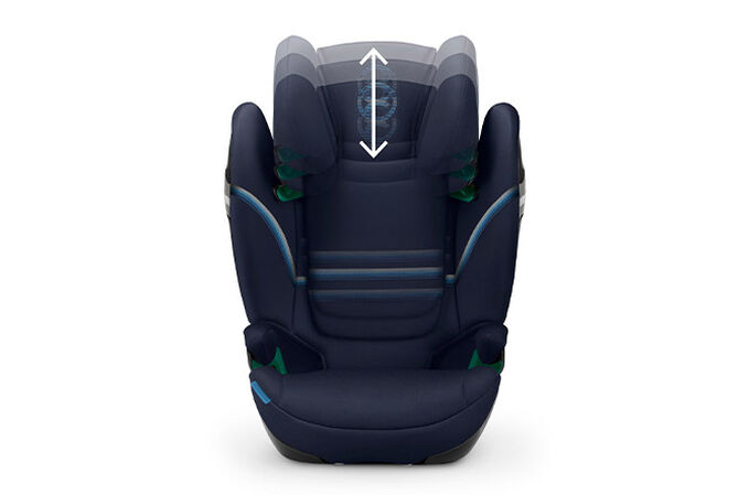 En bild av CYBEX Gold Solution S i-Fix Child Car Seat som lyfter fram funktionen Grows with the child.