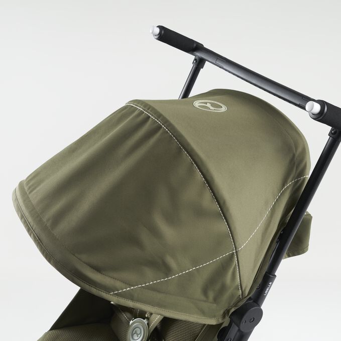 An image of the CYBEX Gold Libelle (2025) Buggy, highlighting the XL UPF50+ Sun Canopy feature.