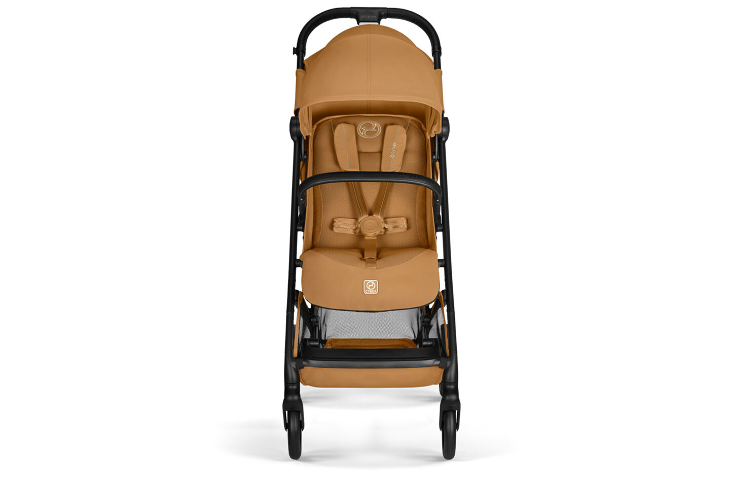 Image produit d&rsquo;une poussette compacte Beezy en Cinnamon Yellow.