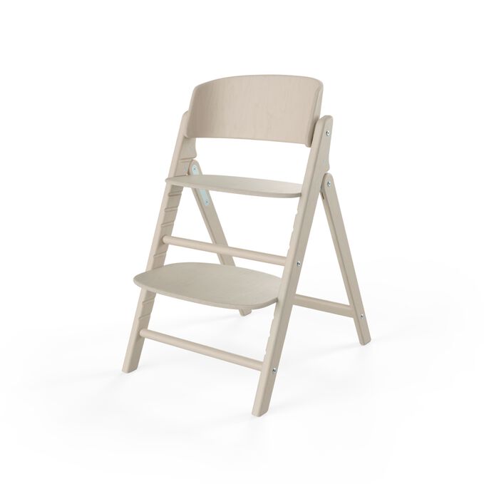 An image of the CYBEX Gold Click & Fold 4-in-1 Highchair, highlighting the 1-handed Unfold feature.