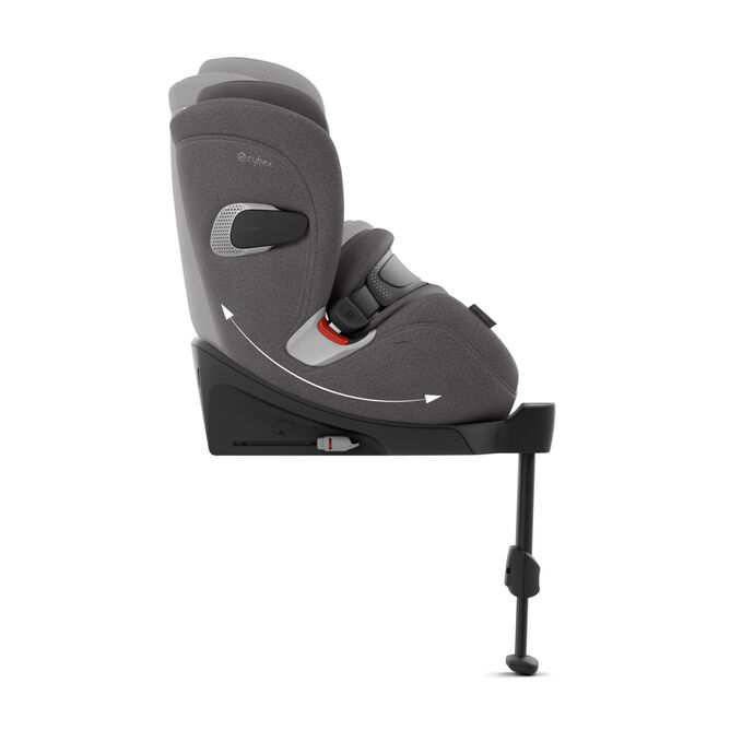 Ein Bild des CYBEX Platinum Anoris T2 i-Size Plus Toddler Car Seat, das das Merkmal Perfekter Sitz, perfekter Schlaf hervorhebt.