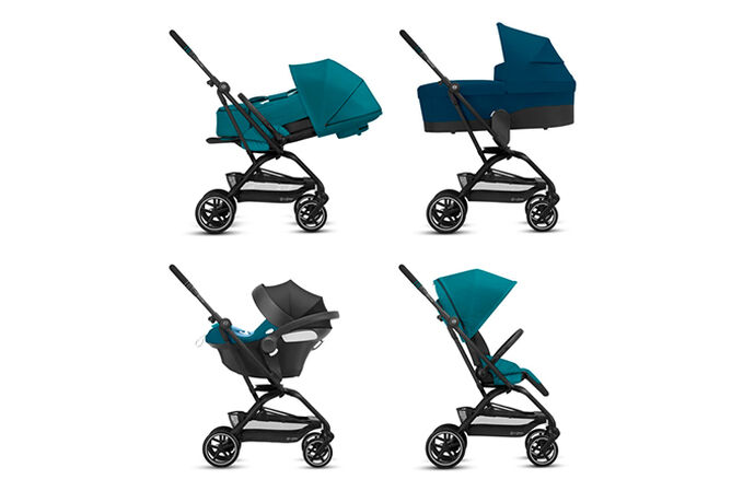 Obr&aacute;zek CYBEX Gold Eezy&nbsp;S Twist+2 Buggy, kter&yacute; zv&yacute;razňuje funkci Cestovn&iacute; syst&eacute;m 4v1.