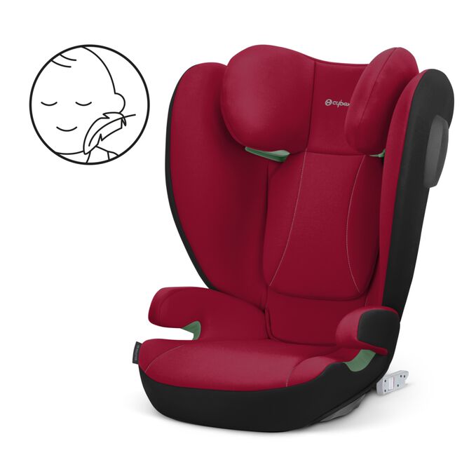 Immagine del CYBEX Silver Solution B3 i-Fix Child Car Seat che mette in risalto la caratteristica Delicato sulla pelle del tuo bambino.