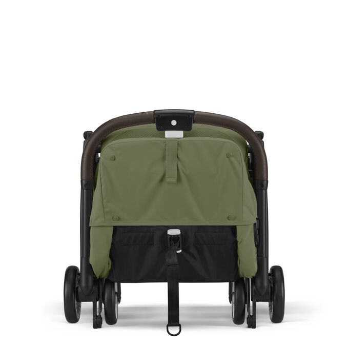 An image of the CYBEX Gold Orfeo (2025) Buggy, highlighting the One-hand Fold & Unfold feature.