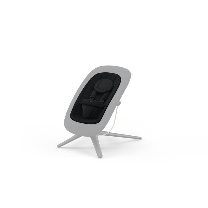 An image of the CYBEX Platinum Platinum Bouncer Bouncer, highlighting the Platinum Inlay feature.