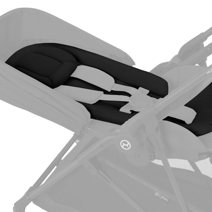 An image of the CYBEX Gold Melio Carbon (2025) Stroller, highlighting the Newborn Nest feature.