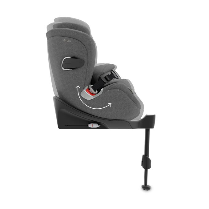 Ein Bild des CYBEX Platinum Anoris T i-Size Toddler Car Seat, das das Merkmal Optimaler Schlafkomfort hervorhebt.