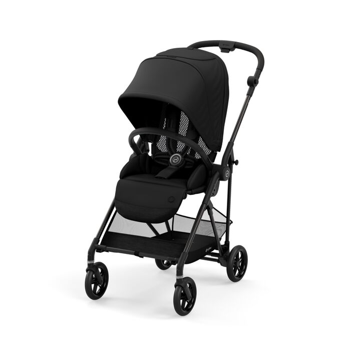 Immagine del CYBEX Gold Melio Carbon Stroller che mette in risalto la caratteristica Schienale traspirante.