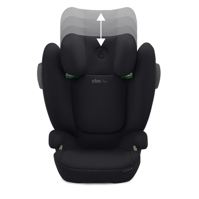 Obr&aacute;zek CBX by CYBEX Solution B3 i-Fix Child Car Seat, kter&yacute; zv&yacute;razňuje funkci Roste s d&iacute;tětem.