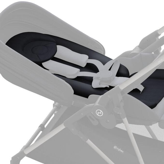 An image of the CYBEX Gold Melio 2023 Stroller, highlighting the Newborn Nest feature.
