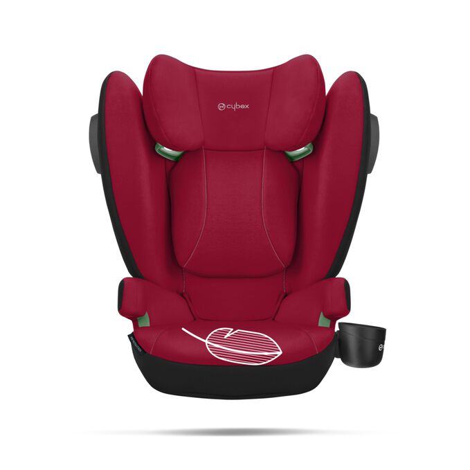 An image of the CYBEX Silver Solution B4 i-Fix Child Car Seat, highlighting the Easy to Handle and Carry feature.