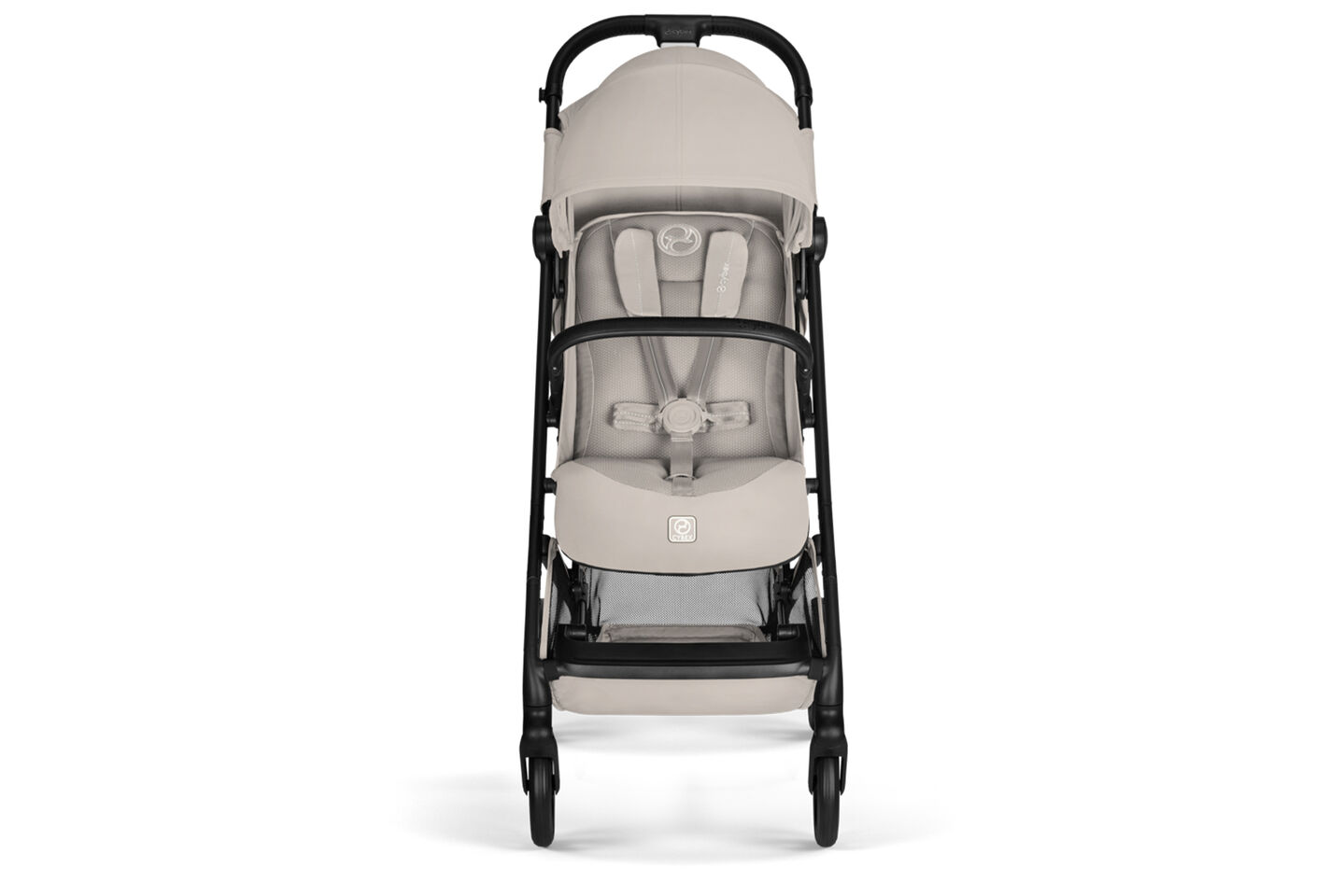 Image produit d&rsquo;une poussette compacte Beezy en Dune Grey.