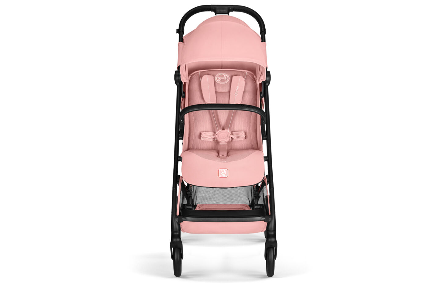 Image produit d&rsquo;une poussette compacte Beezy en Candy Pink.