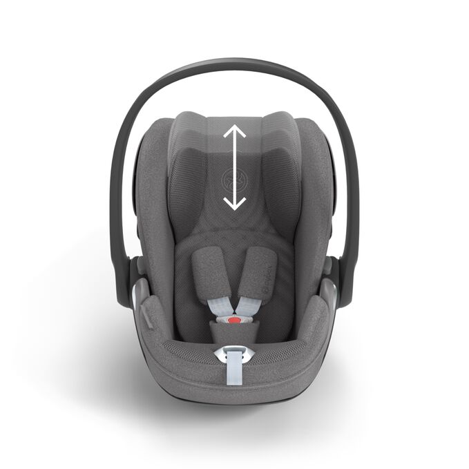 Immagine del CYBEX Platinum Cloud T i-Size Infant Car Seat che mette in risalto la caratteristica Accompagna la crescita del bambino.