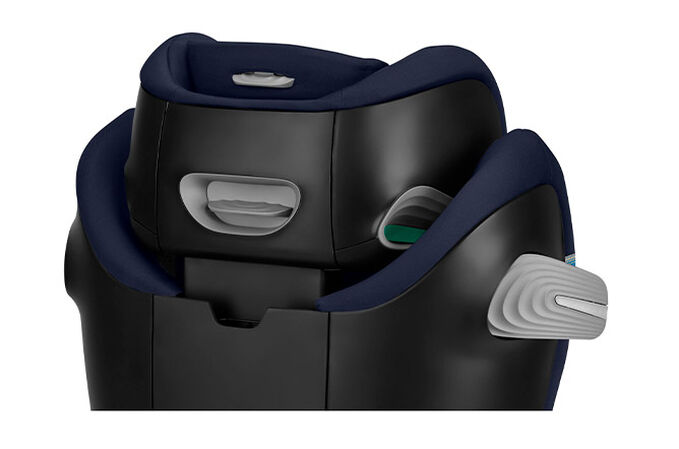 En bild av CYBEX Gold Solution S i-Fix Child Car Seat som lyfter fram funktionen Integrated Side-impact Protection.