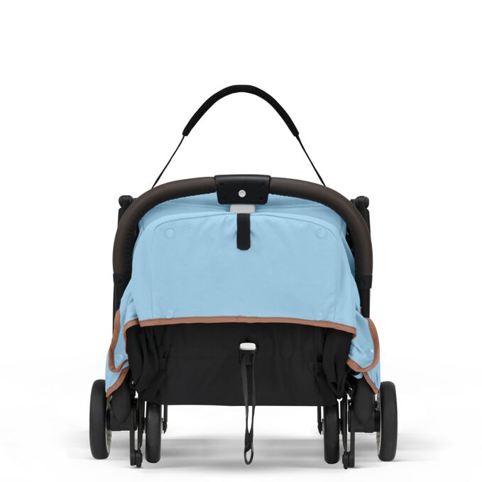 An image of the CYBEX Gold Orfeo Buggy, highlighting the Integrated Carry Strap feature.