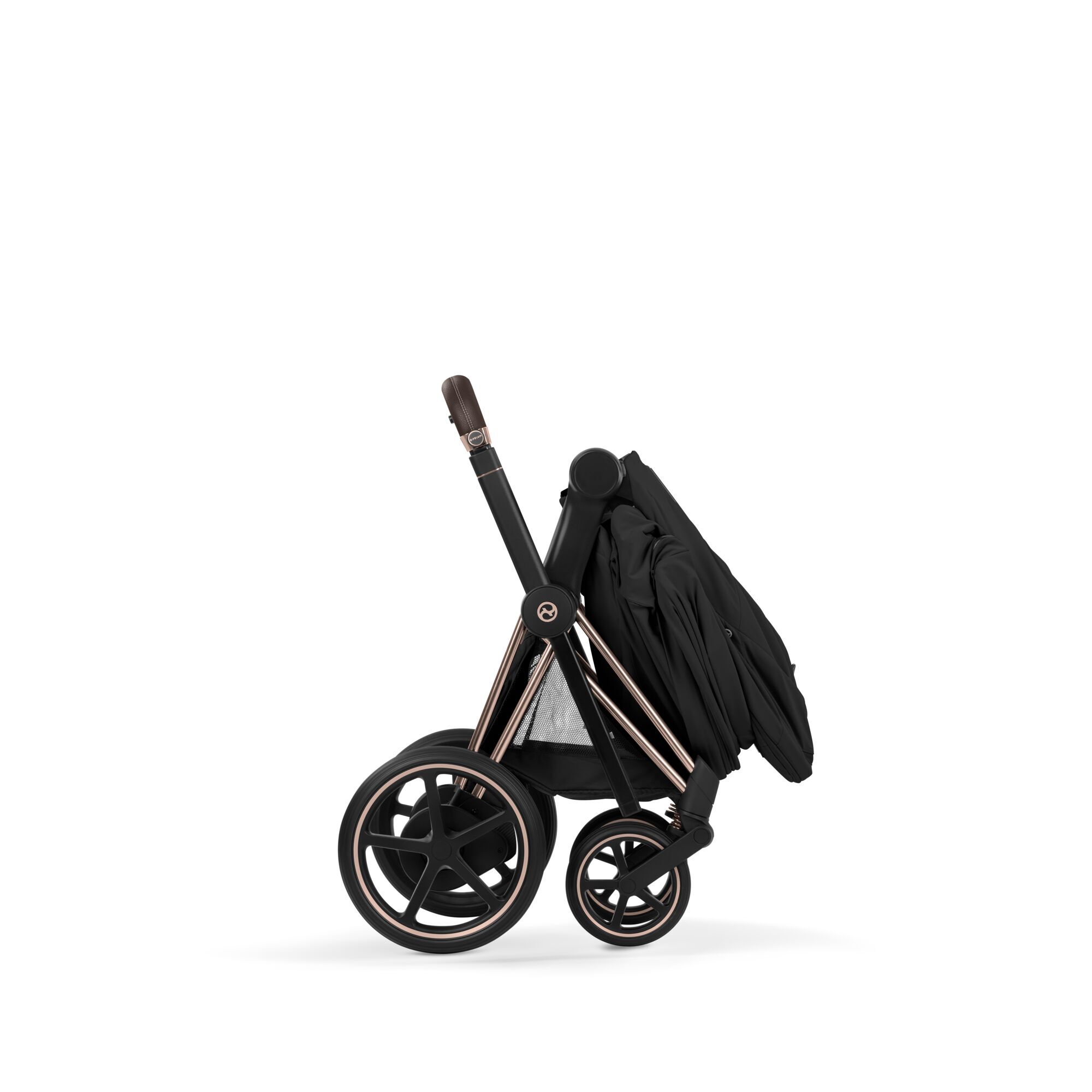 CYBEX e-Priam - Sepia Black (Rosegold Frame) in Sepia Black (Rosegold Frame) large-cybex-neu image number 6
