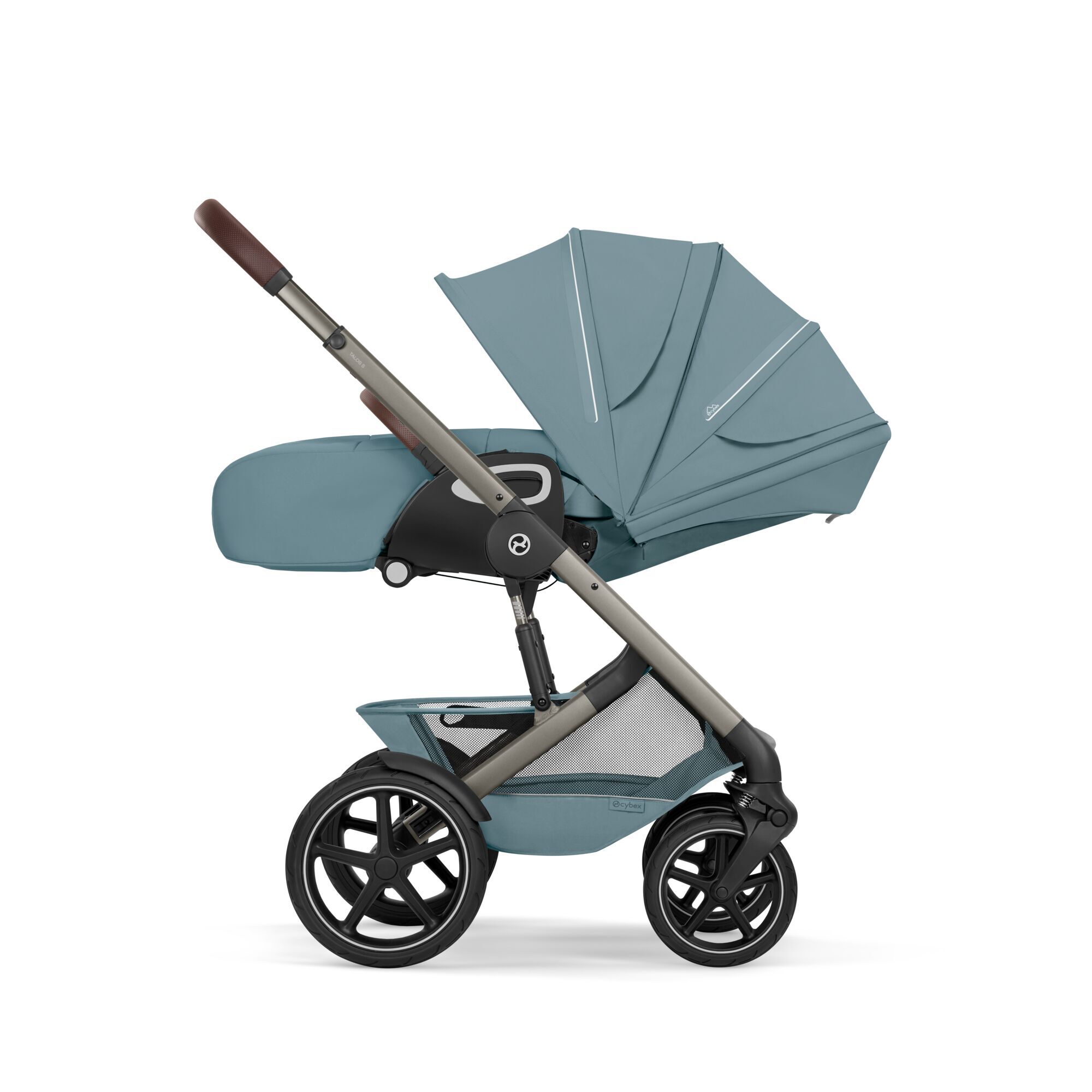 CYBEX Talos S Lux with Fold Cot - Stormy Blue (Taupe Frame) in Stormy Blue (Taupe Frame) large-cybex-neu Bild 9
