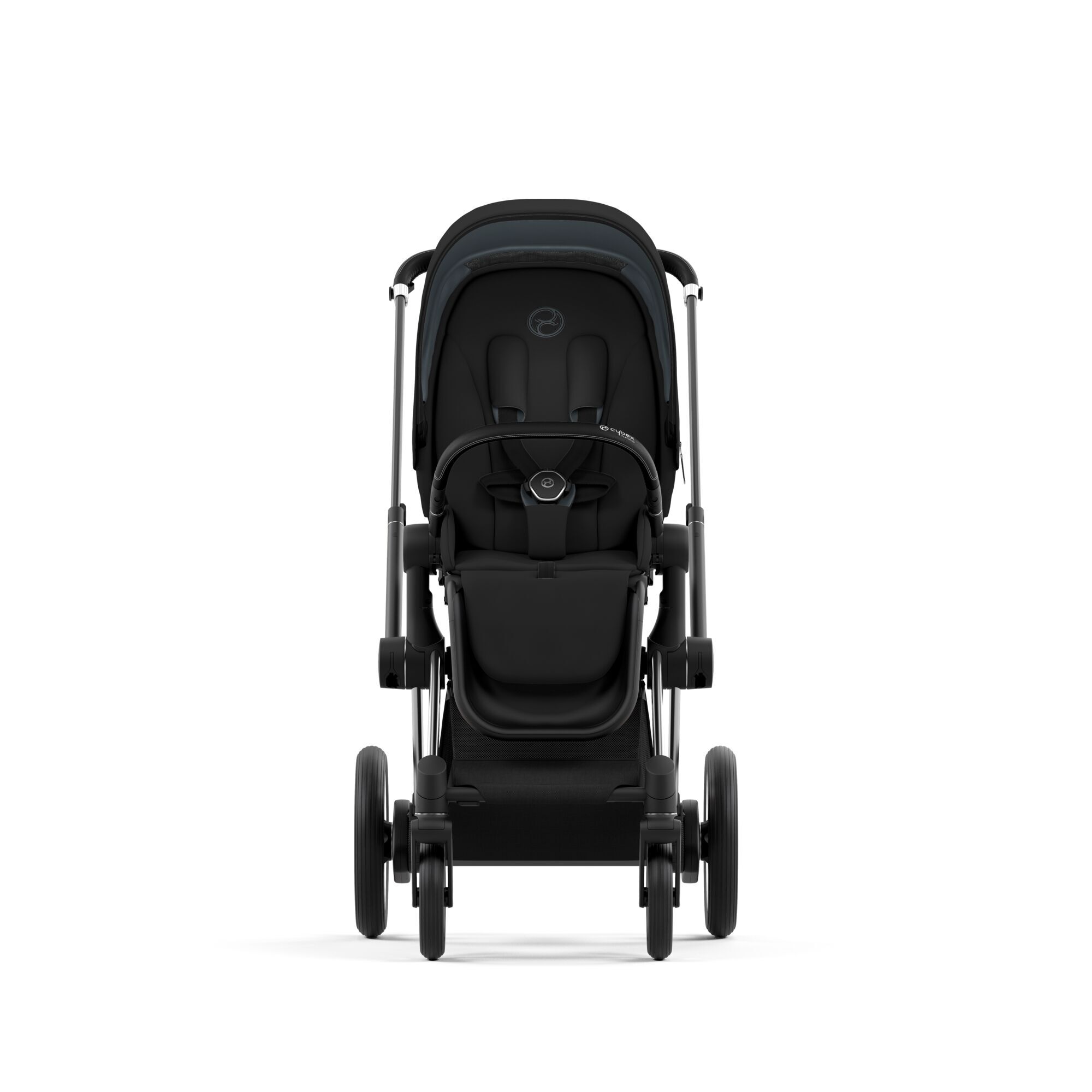 CYBEX e-Priam Frame - Chrome With Black Details in Chrome With Black Details large-cybex-au image number 3