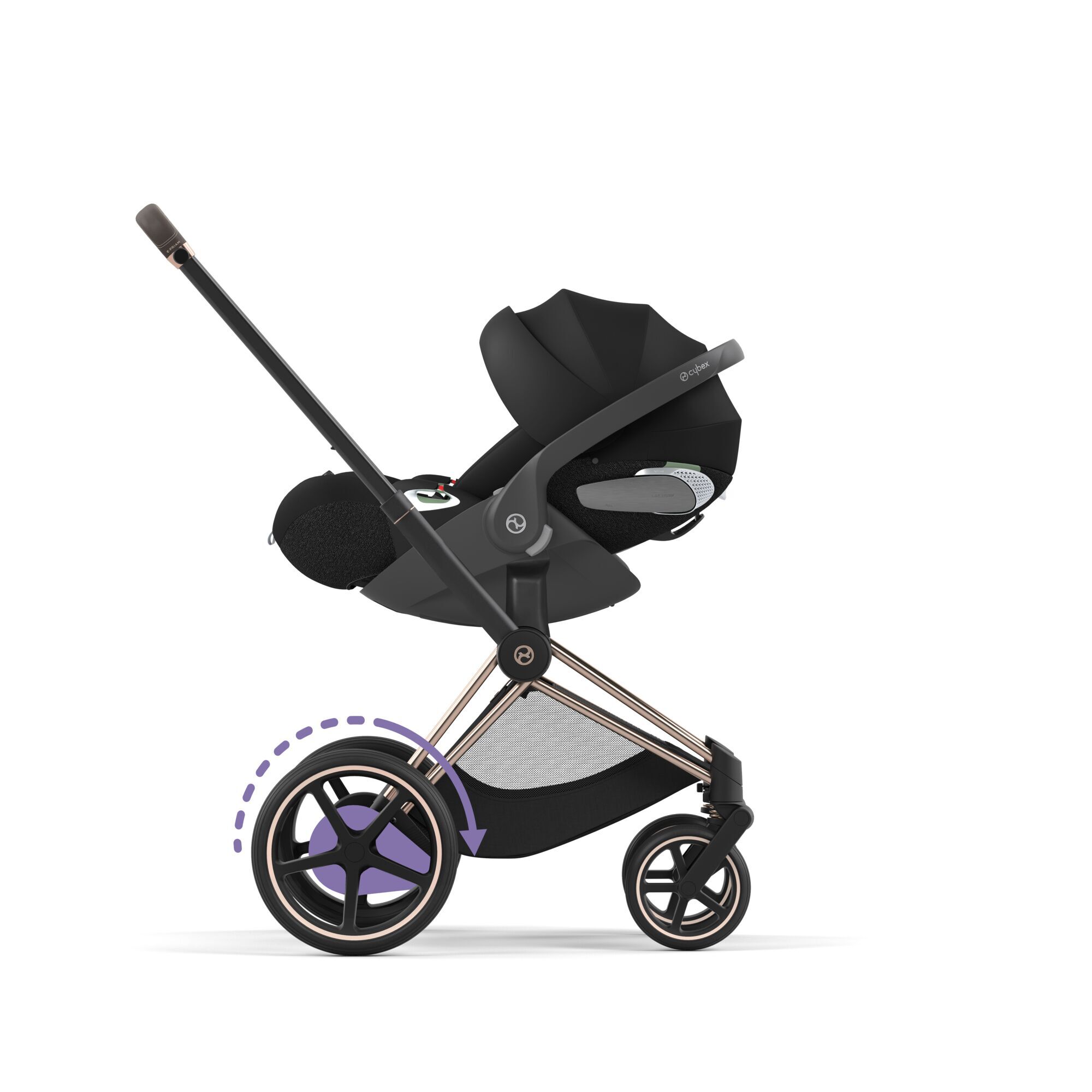 CYBEX e-Priam Frame - Rosegold in Rosegold large-cybex-imea image number 5