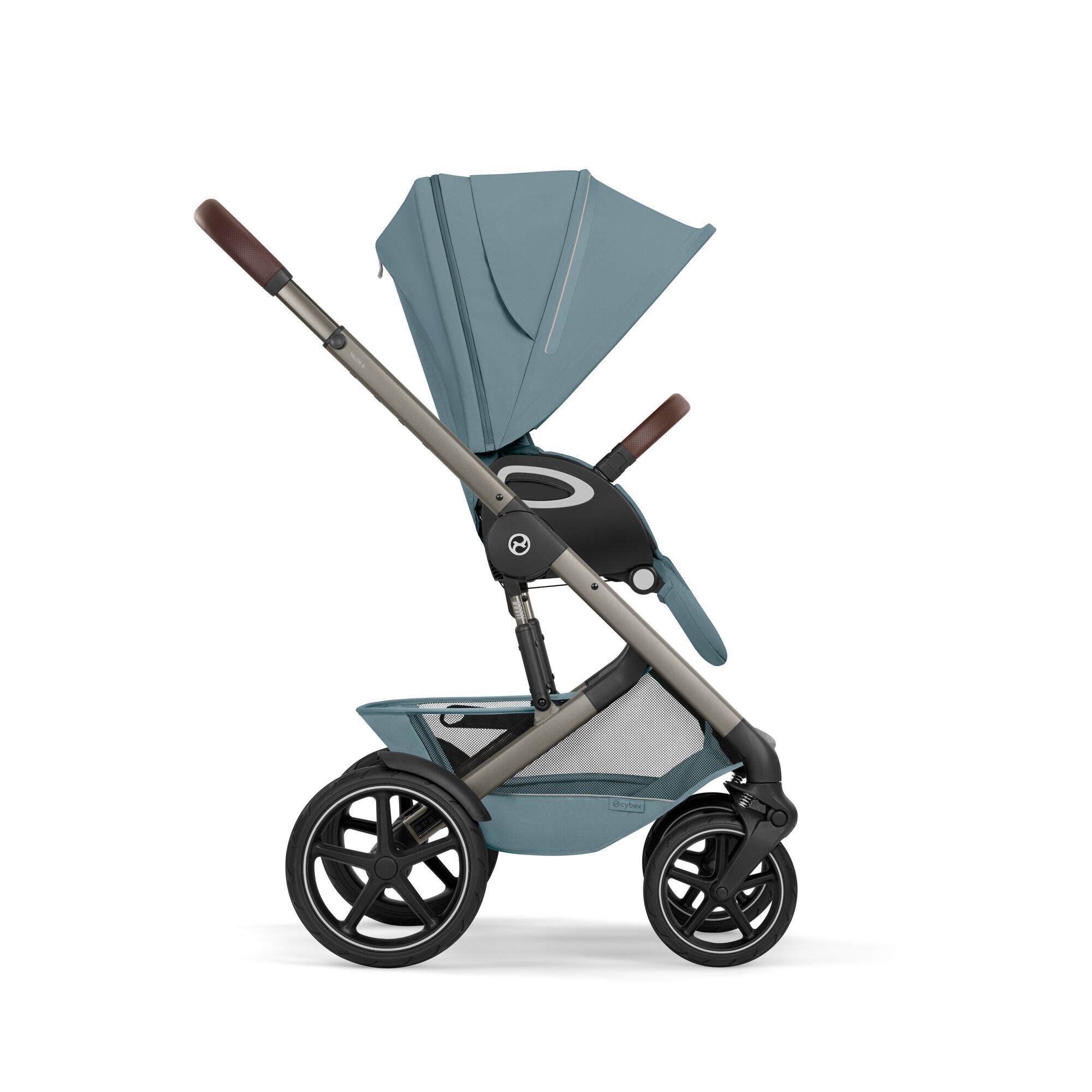 CYBEX Talos S Lux with Fold Cot - Stormy Blue (Taupe Frame) in Stormy Blue (Taupe Frame) large-cybex-gb image number 7